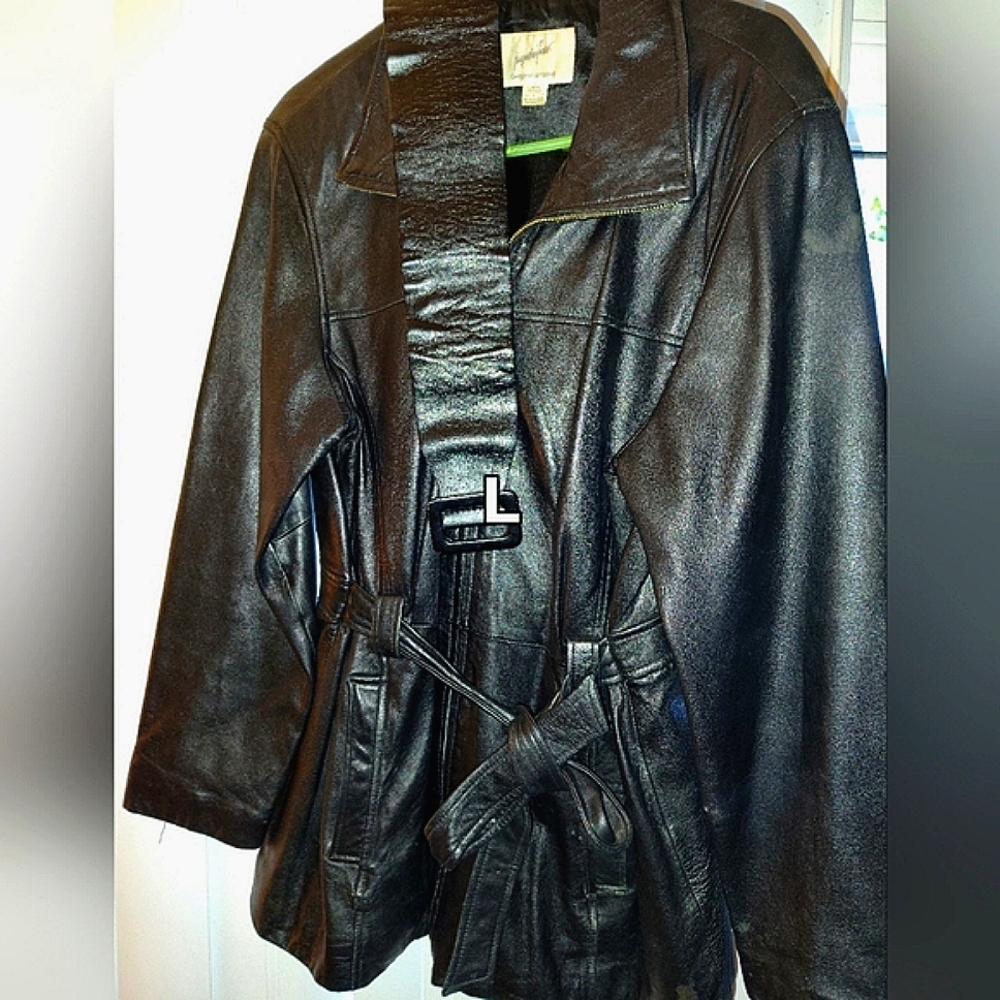Jacqueline ferrar leather jacket